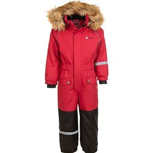 ZIGZAG Kingo Melange Coverall 4205 Deep Claret 122 Sneeuwpak voor kinderen