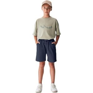 LTB Jeans Shorts voor jongens Yofele Bermudashorts van katoenmix medium taille in blauw - maat 104 cm, Dress Blues 12985, 104 cm