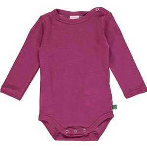 Fred's World by Green Cotton Baby Girls Wool Body Base Layer, Plum, 86, pruim, 86 cm