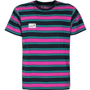 Rock Experience Fettuccini SS T-shirt, Stripe 0208+1523+0840, XS heren, Stripe 0208+1523+0840, XS