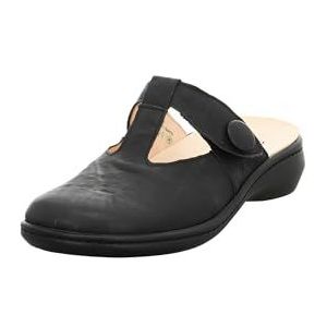 Think! Camilla leren damesschoenen, clogs, zwart 0000, 36 EU, zwart 0000, 36 EU