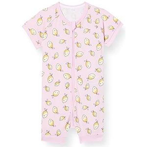 Lovable Babyromper voor pasgeborenen 0-24, Roze citroenprint, 0 Maanden
