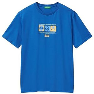 United Colors of Benetton T-shirt, Blauw, M