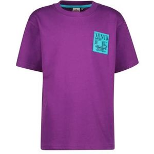 Vingino Boy's FIT T-shirt, Deep Plum Purple, 110, Deep Plum Purple, 110 cm