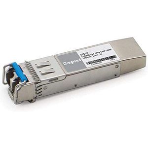 C2G HP JD094B Compatibele 10GBase-LR SFP+ zendontvangmodule met digitale optische bewaking (Single-Mode, 1310nm, 10km, LC, DOM) - TAA-conform