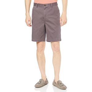 Amazon Essentials Men's Korte broek met binnenbeenlengte van 23 cm en klassieke pasvorm, Grijs, 30