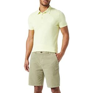 Scotch & Soda Heren Stuart-Garment Dye Pima Cotton Chino Short, kaki 0414, 28, kaki 0414, 28W