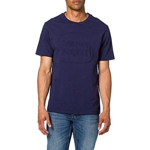 United Colors of Benetton (Z6ERJ) T-shirt 3UTGJ19F8 Trui, blauw met knopen 852, M heren, blauw met knopen 852, M