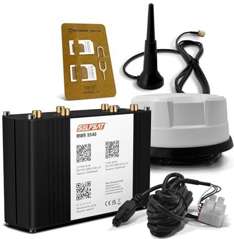 SELFSAT - MWR 5540 - WLAN-router - Wit - Tot 2,6 Gbps - Inclusief Panorama Antenne