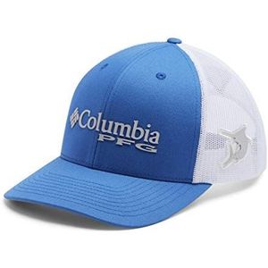 Columbia Unisex PFG Mesh Snap Back Ball Cap, Vivid Blue/Marlin, One Size