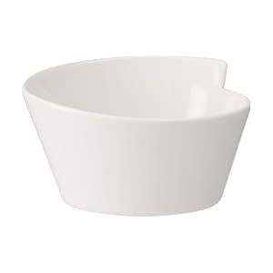 Villeroy en Boch NewWave rijstkom, premium porselein, wit, 1-delige set