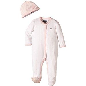 Tommy Hilfiger - Baby - meisjes kledingset Preppy Suitcase, roze (Barely Pink-pt 680), 56 cm