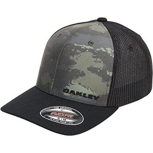 Oakley voor heren Hoed OAKLEY TRUCKER CAP, Groene moro borstel, L-XL