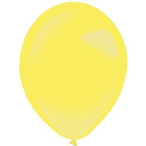 amscan 9905334 100 latexballonnen metallic, geel
