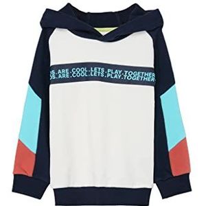 s.Oliver Junior Boy's sweatshirt met lange mouwen, wit, 92/98, wit, 92/98 cm
