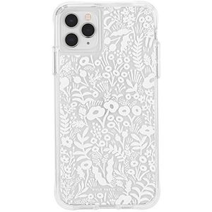 Case-Mate RIFLE PAPER CO. Hoesje voor iPhone 11 Pro Max - Transparant hoesje met wit wandtapijt kant - 6.5"" - wit wandtapijt
