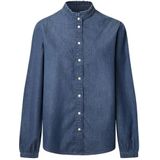 Pepe Jeans Dames Regular Denim Blouse Shirt, Blauw (Denim-5A0), L, Blauw (Denim-5a0), L
