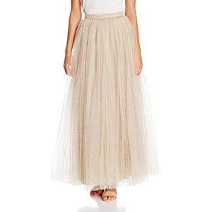 Little Mistress Tule rok voor dames, Beige (Cream), 42 NL