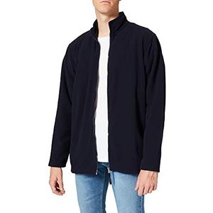 JP 1880 Heren grote maten grote maten Menswear L-8XL fleecejack, outdoor, opstaande kraag, ritszakken, tot 8 XL 705552, donkermarine, 10XL