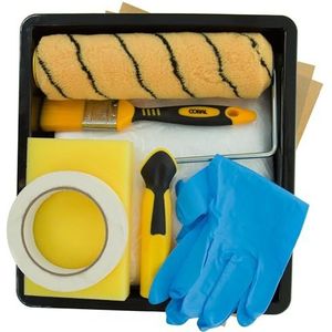 Coral Tools 10305 9 inch taak partner compleet decoreren projectbox met rol borstel - meerkleurig (11-delig)