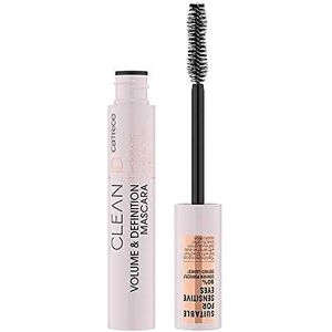 Catrice Clean ID Volume & Definition Mascara, nr. 010, zwart, volumegevend, voor gevoelige ogen/huid, definiërend, veganistisch, zonder microplasticdeeltjes, nanodeeltjes, zonder parfum, per stuk