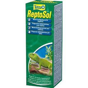 Tetra ReptoSol (hoogwaardig vloeibaar vitamine-aanvullend voer voor alle reptielen, multivitamine-preparaat, voedingssupplement verhoogt weerstand), 50 ml fles