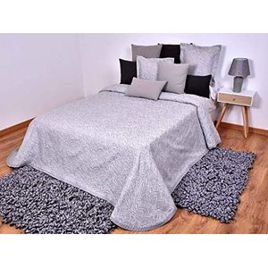Mi Casa 200 x 270 cm, grijs, bamboe sprei (105), 80% katoen, 20% polyester