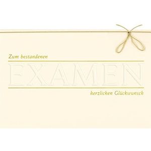 BSB Wenskaart wenskaart voor geslaagde examen - envelop beige 631099-2