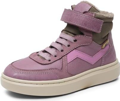 Bisgaard - Mio V Tex - Klittenbandschoenen - Orchidee - Leer - Uniseks