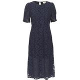 Cream - Total Eclipse - Elegante Kant Jurk - Blauw