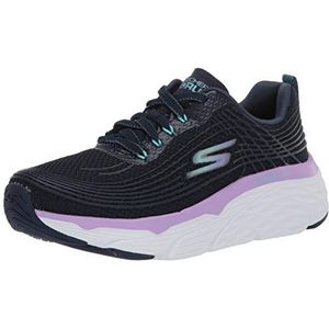 Skechers womens Max Cushioning Elite, Navy/Lavender, 7.5 M US