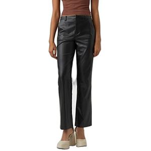 VERO MODA Vmolympiazamira Mw Straight Pl Pl Pant Noos broek voor dames, zwart, L