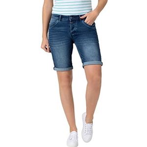 Timezone Dames Slim NaliTZ Short, Rich Royal Blue Wash, 25W Regular