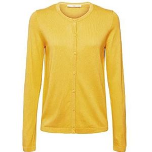 edc by Esprit Cardigan van biologische katoenmix, 750/geel, XS