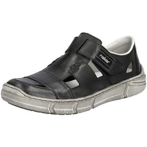 Rieker Heren 04050 lage schoenen, grijs, 42 EU, grijs, 42 EU