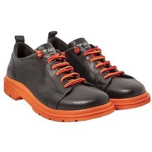 ART 1897 Birmingham Sneakers voor volwassenen, uniseks, Nappa Black-Orange, 37 EU, Nappa, zwart, oranje, 37 EU