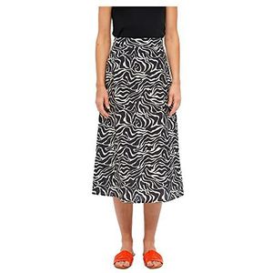 Object Objleonora Hw Midi-rok voor dames, zwart, 44