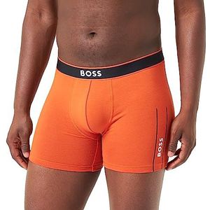 BOSS Men's BoxerBr 24 Logo Boxer Brief, Dark Orange, S, donkeroranje (dark orange), S
