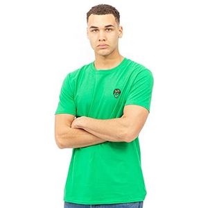 MARVEL Hulk Head Emb T-shirt voor heren, Groen (irish green), S