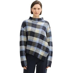 TOM TAILOR Damestrui, 36271 - Blue Check, XL