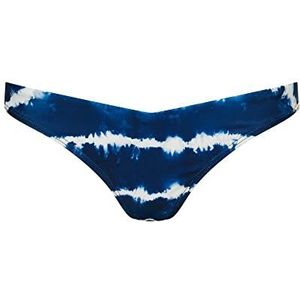 Superdry Code Tie Dye Bikini Brief voor dames, Tie Dye Navy, 44