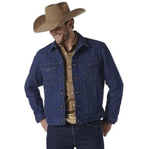 Wrangler - Ongevoerd Spijkerjack - Denim - Heren - Westerse Stijl