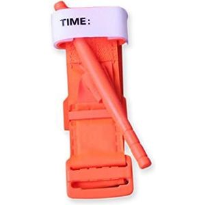 Gima - Tactische tourniquet riem voor dieper en bovenwerk, met gesp van thermoplastisch materiaal en veilige wind, oranje, 1 stuk