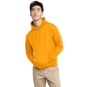 Hanes Heren EcoSmart Hoodie, Midweight Fleece, Pullover Hooded Sweatshirt, Goud, S