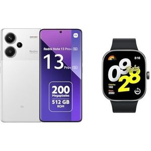 Xiaomi Redmi Note 13 Pro+ 5G 2.8GHz 12GB+512GB White & Xiaomi Redmi Watch 4 Black EU BHR7854GL