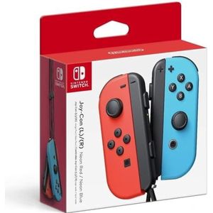 Nintendo Switch Joy-Con Controller Pair - Neon Red (L) & Neon Blue (R)