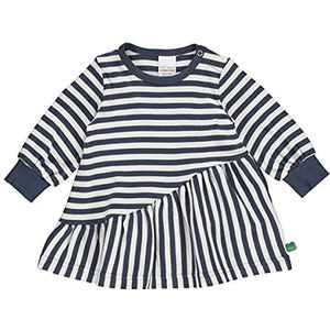 Fred's World by Green Cotton Stripe jurk voor babymeisjes, Midnight, 56 cm