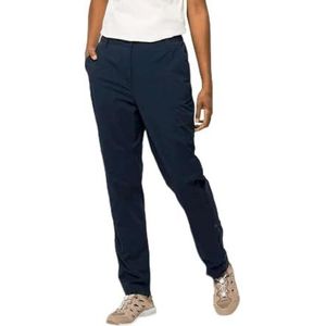 Jack Wolfskin Desert Roll Up Pants voor dames, buiten broek, nachtblauw, 46 (EU), Nacht Blauw, 72 NL