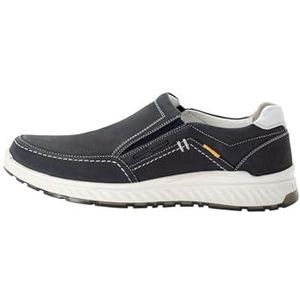 camel active Herenslippers van echt leer, blauw, 41 EU