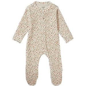 Noppies Baby Unisex Baby Playsuit Tolleson Long Sleeve Allover Print Overall, Evening Sand - P332, 56 cm